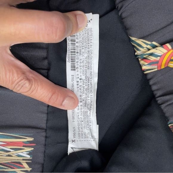 ZARA Chain Print Bomber Jacket L Bloggers' Fave! - Picture 10 of 14